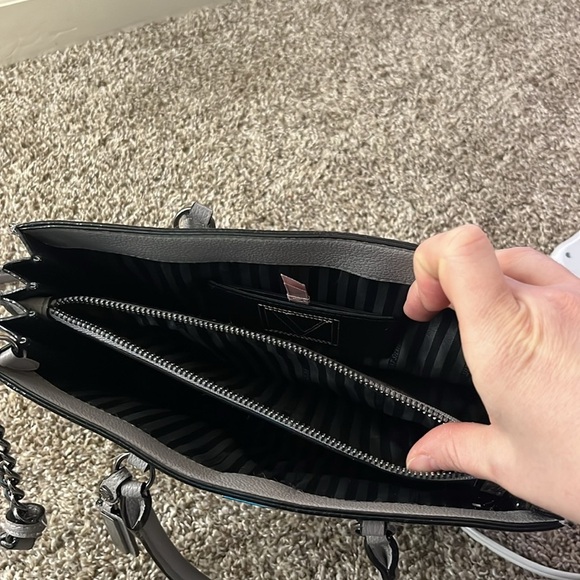 Victoria’s secret Gray Leather Tote Bag - Picture 5 of 14